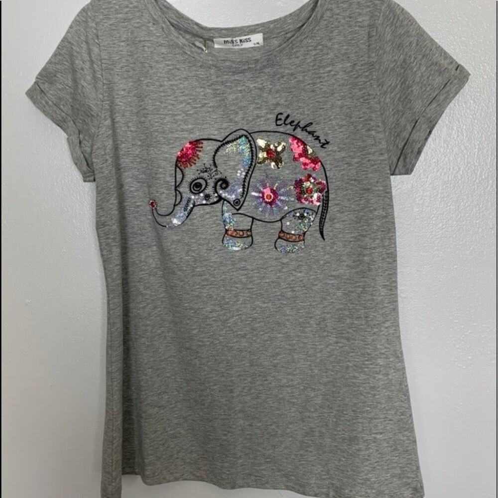 Elephant T-Shirt Gray Size Large from Rome Italian Sizing It Measures Medium